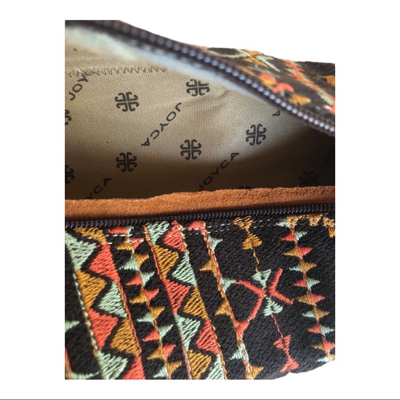 Stunning Joyca Boho Moroccan Pattern Leather Heeled Boots - Picture 2 of 7